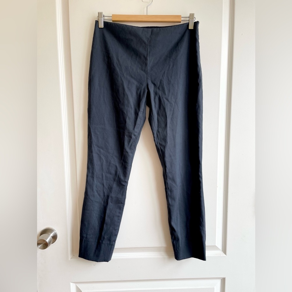 The Row Tapered Ankle Pants Vent Hem Size 4 Made in USA Office Career Minimalist